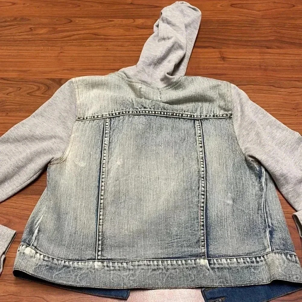 COPY - Joe Boxer Denim Hoodie Jacket, size Med - Picture 8 of 8